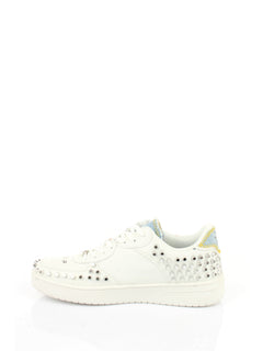 JOHN RICHMOND SNEAKER CON STAMPA CENTRALE E BORCHIE BIANCO