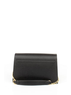 LOVE MOSCHINO BORSA A SPALLA CON TRACOLLA NERO