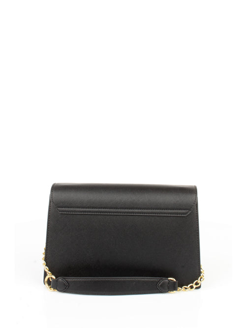 LOVE MOSCHINO BORSA A SPALLA CON TRACOLLA NERO