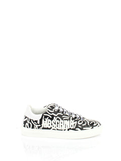 MOSCHINO COUTURE SNEAKERS CON FANTASIA GRAFFITI NERO