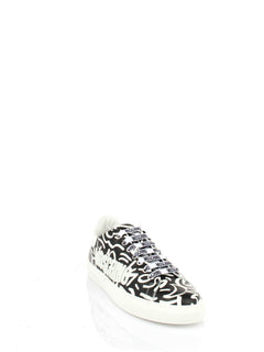 MOSCHINO COUTURE SNEAKERS CON FANTASIA GRAFFITI NERO