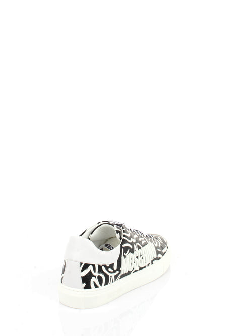 MOSCHINO COUTURE SNEAKERS CON FANTASIA GRAFFITI NERO