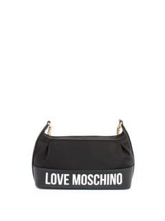 LOVE MOSCHINO BORSA A MANO NERO CON STAMPA LOGO