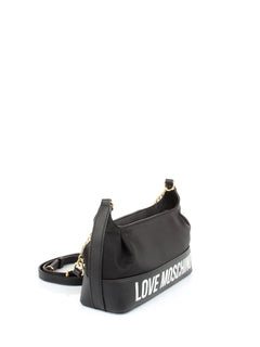 LOVE MOSCHINO BORSA A MANO NERO CON STAMPA LOGO