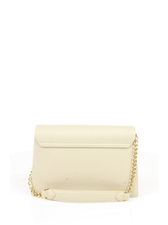 LOVE MOSCHINO BORSA A SPALLA CON TRACOLLA AVORIO