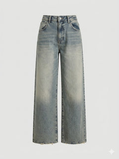 HAVE ONE Donna Jeans A Palazzo Denim-PE26