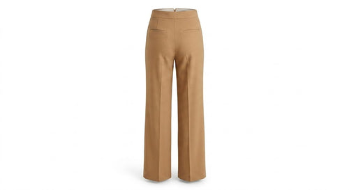 VICOLO pantalone cammello a vita alta TAB1933CAM-PE26