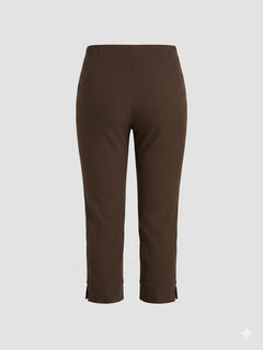 VICOLO pantaloni slim corti moro TAB2245-PE26