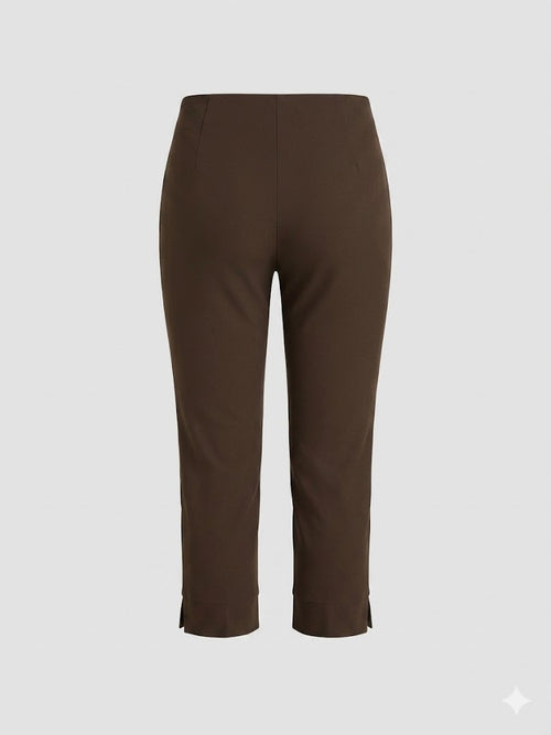 VICOLO pantaloni slim corti moro TAB2245-PE26