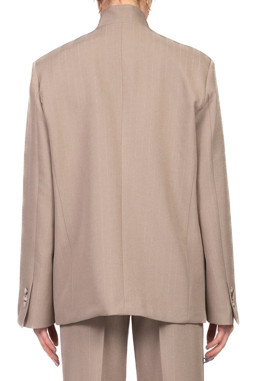 Giacca Blazer Donna Beige - Vicolo Sartoriale- 1 bottone- Nuova Collezione PE26 - Made in Italy