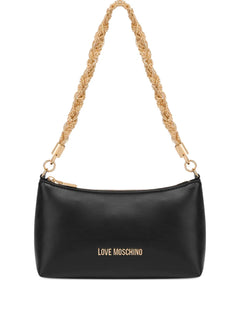 Love Moschino Borsa Donna Nera Logo Catena Zip PE26