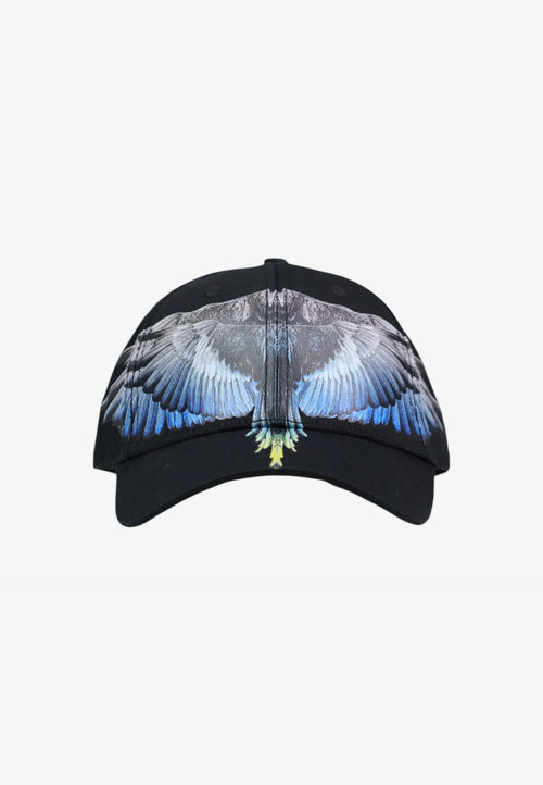 COUNTY OF MILAN Uomo Cappello Black/royal wings
