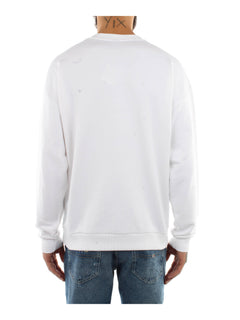 FELPA BIANCO CON LOGO IN GOMMA MOSCHINO UNDERWEAR