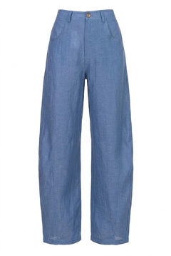 TENSIONE IN pantalone indaco S26PE07IND-PE26
