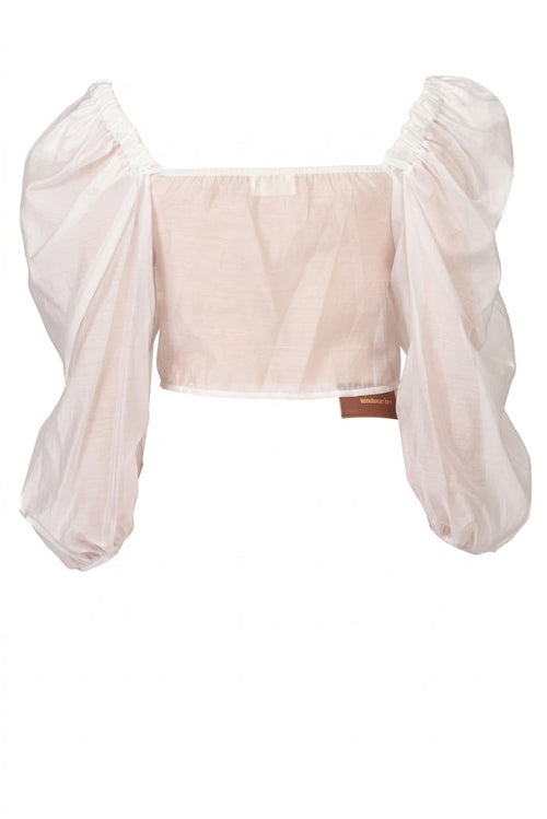 VICOLO top natura con maniche bombate TAB1915NAT-PE26