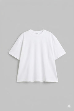 IMPERIAL Donna T-shirt Crop Over Off white-PE26