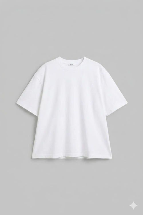 IMPERIAL Donna T-shirt Crop Over Off white-PE26