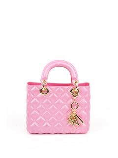 MARC ELLIS NEW YORK BORSA MINI TRAPUNTATA PINK/GOLD