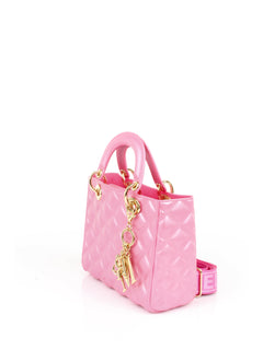 MARC ELLIS NEW YORK BORSA MINI TRAPUNTATA PINK/GOLD