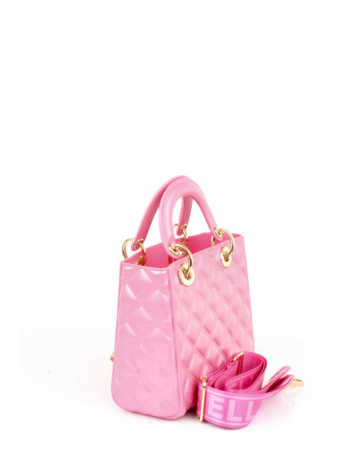 MARC ELLIS NEW YORK BORSA MINI TRAPUNTATA PINK/GOLD