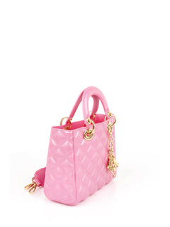 MARC ELLIS NEW YORK BORSA MINI TRAPUNTATA PINK/GOLD