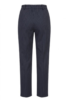 TENSIONE IN Donna Pantalone Gessato Blu- PE26