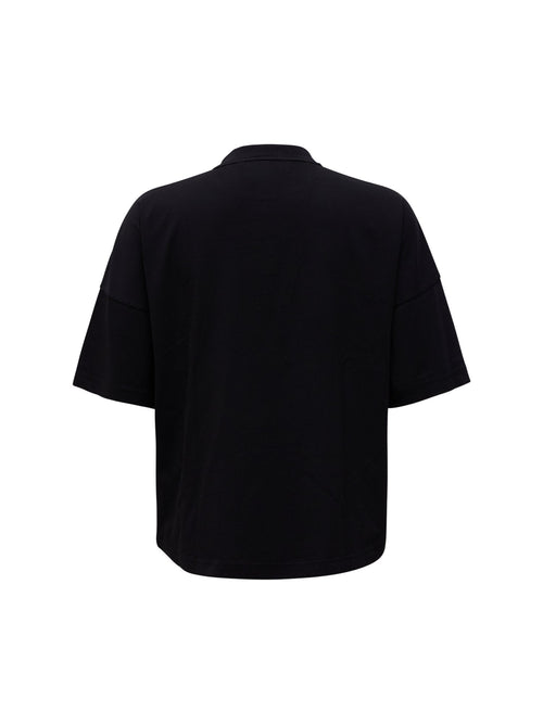 Palm Angels t-shirt Jersey- logo Teddy - Nero/Beige PE26