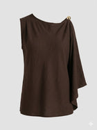 HAVE ONE top blusa moka con dettaglio manica CMA-Q396MOR-PE26