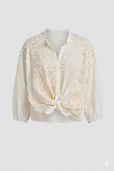 HAVE ONE camicia latte CNO-Q141LAT-PE26