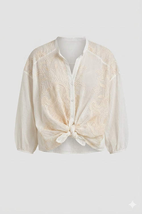 HAVE ONE camicia latte CNO-Q141LAT-PE26