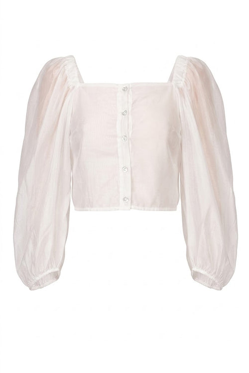VICOLO top natura con maniche bombate TAB1915NAT-PE26