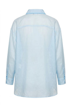 TENSIONE IN camicia nuvola con dettaglio tasca pailette S26CG26NUV-PE26