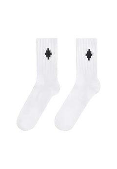 COUNTY OF MILAN Uomo Calze White/black