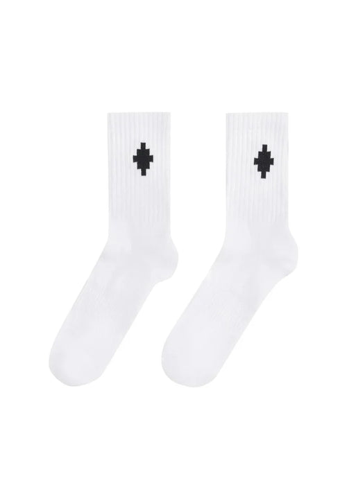 COUNTY OF MILAN Uomo Calze White/black
