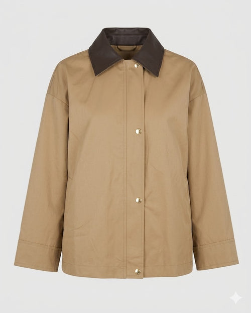 VICOLO Donna Cappotto Beige-PE26
