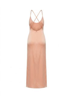 SILENCE LTD Donna Abito Lungo Peach-PE26