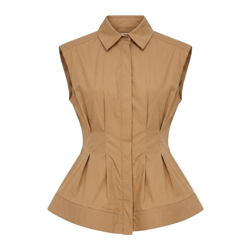 TENSIONE IN camicia cognac 26C5093CON-PE26