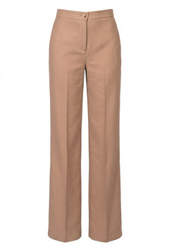 VICOLO pantalone cammello a vita alta TAB1933CAM-PE26