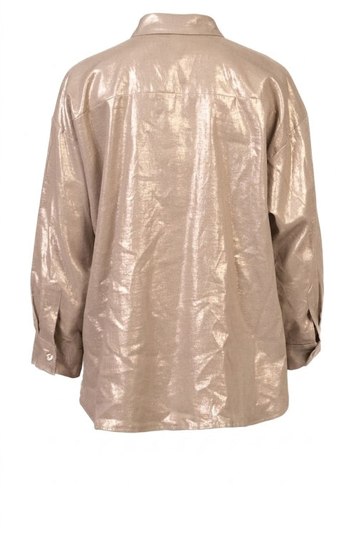 TENSIONE IN camicia paillette con tasca strass S26CG64TOR-PE26