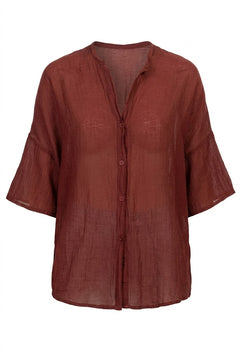 VICOLO camicia bordeaux TAB0670BOR-PE26