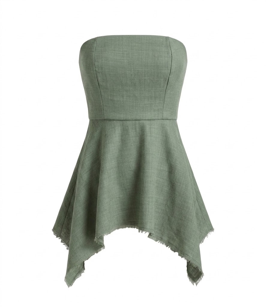VICOLO Donna Top Verde-PE26