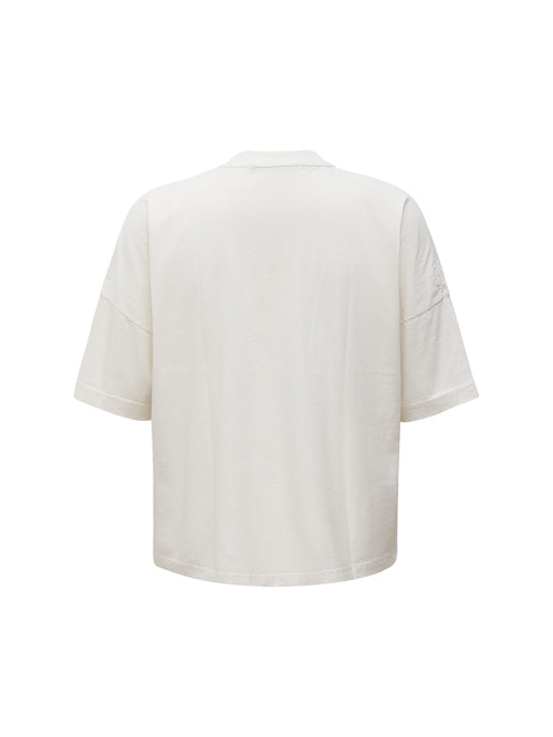 Palm Angels t-shirt Jersey- logo Teddy - Nero/Beige PE26