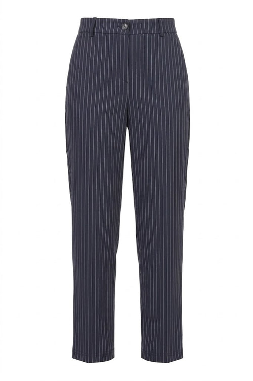 TENSIONE IN Donna Pantalone Gessato Blu- PE26