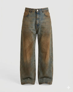 HAVE ONE Donna Jeans A Palazzo Sabbiato-PE26