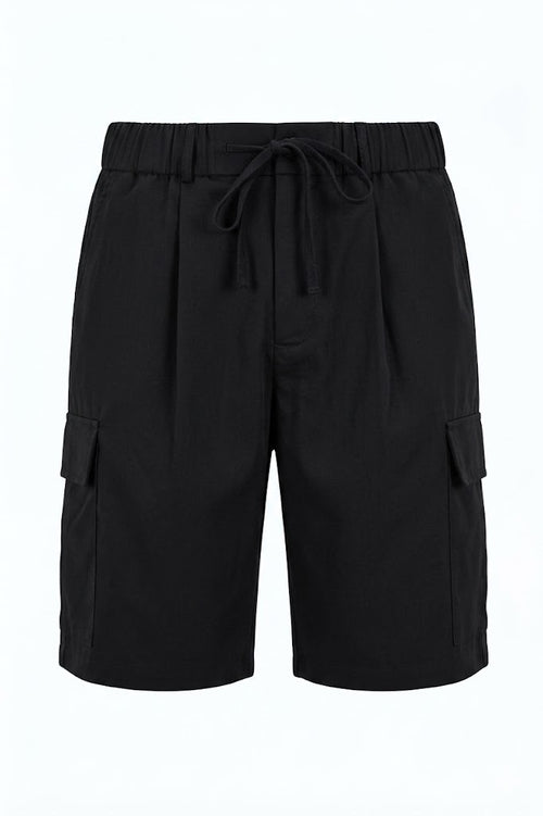 IMPERIAL Uomo Bermuda Con Tasche Nero-PE26