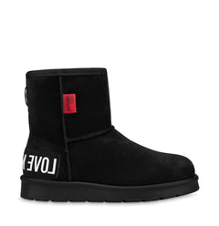 STIVALETTO NERO IMBOTTITO LOVE MOSCHINO