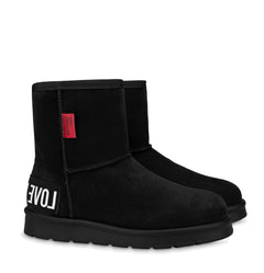 STIVALETTO NERO IMBOTTITO LOVE MOSCHINO