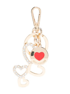 PORTACHIAVI ORO CONCUORI LOVE MOSCHINO