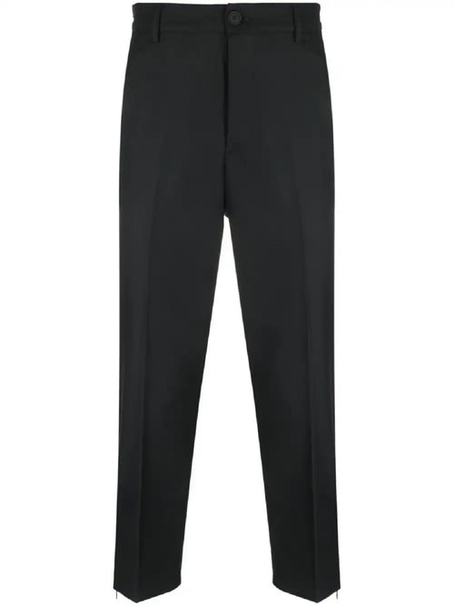 PANTGALONE NERO DRITTO VERSACE JEANS COUTURE