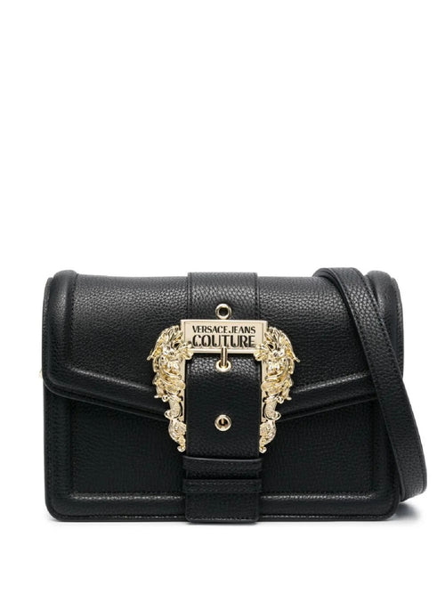 BORSA NERO CLASSIC CON FIBBIONE E TRACOLLA VERSACE JEANS COUTURE